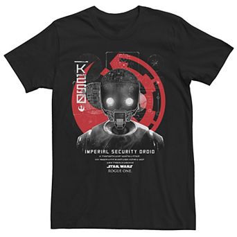 Men's Star Wars Rogue One K-2SO Portrait Graphic Tee