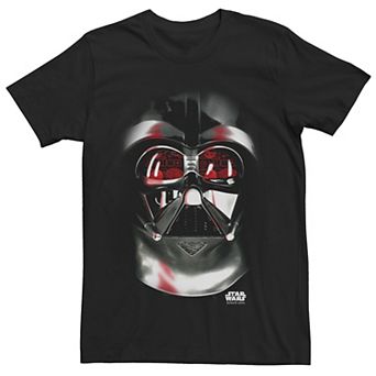 Men's Star Wars Darth Vader Mask Reflection In His Eyes Tee