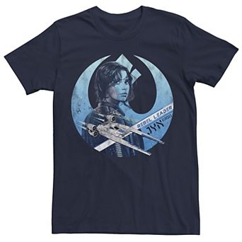 Men's Star Wars Rogue One Jyn Erso Rebel Alliance Crest Graphic Tee