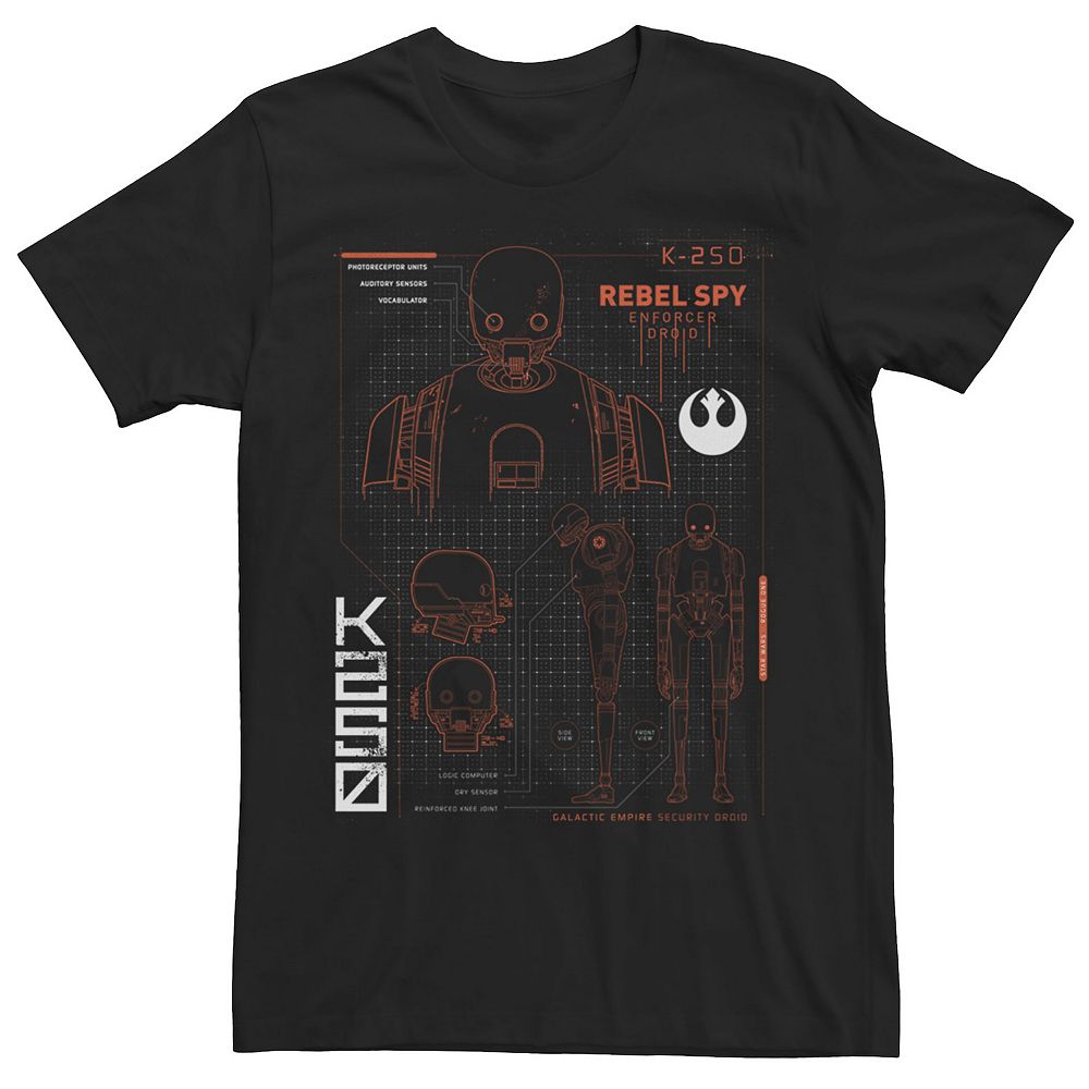 Men's Star Wars K2SO Schematic Tee
