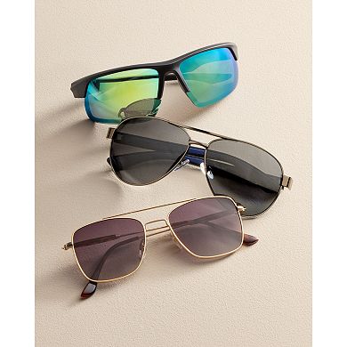 Men's Dockers® Polarized Aviator Sunglasses