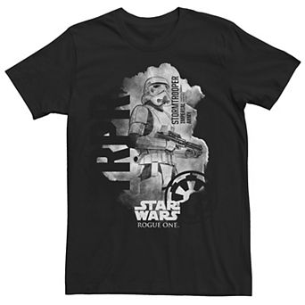 Men's Star Wars Rogue One Stormtrooper Ink Splotch Graphic Tee