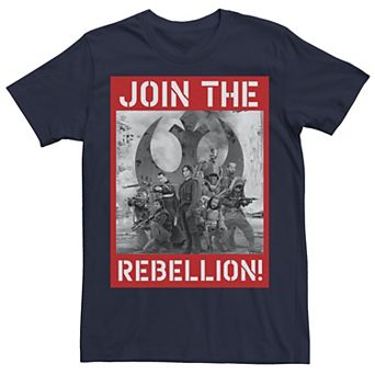 Men's Star Wars Rogue One Join the Rebellion Poster Tee
