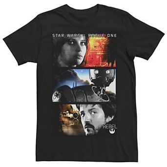Men's Star Wars Rogue One Rebel Hero Panels Tee