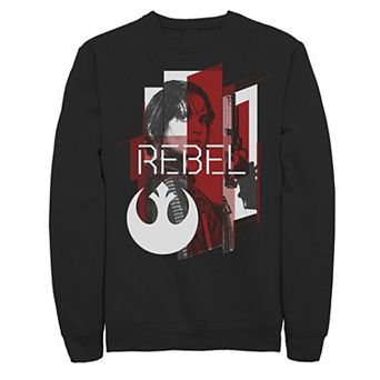 Men's Star Wars Rogue One Jyn Geometric Rebel Emblem Sweatshirt