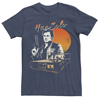 Men's Star Wars Han Solo Movie Rides Into A Sunset Tee