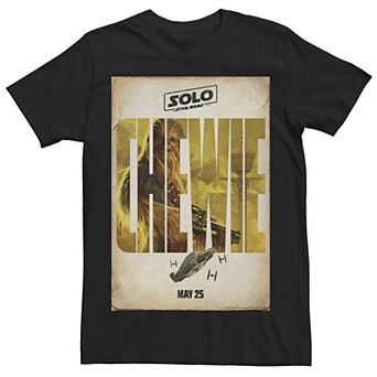 Men's Star Wars Han Solo Movie Chewie Release Date Tee
