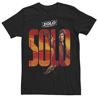 Men's Star Wars Han Solo Movie Hero Letter Drop Tee