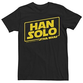 Men's Star Wars Han Solo Movie Spanish Logo Tee