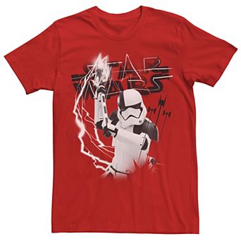 Men's Star Wars Last Jedi Stormtrooper Electrical Logo Tee