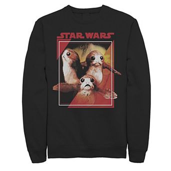 Men's Star Wars The Last Jedi Porgs Paint Portrait Box Tee
