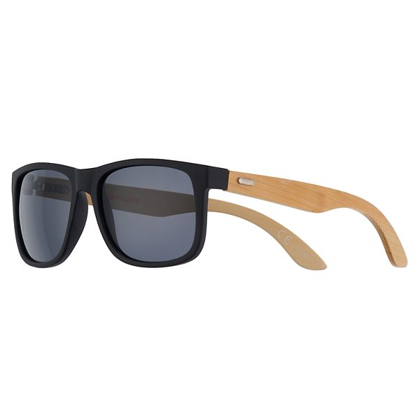 Men's Dockers® Rubberized Matte Black Way Shape Sunglasses