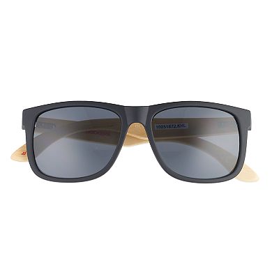 Men's Dockers® Rubberized Matte Black Way Shape Sunglasses