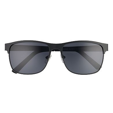 Men's Dockers® Polarized Matte Rubberized Black Sunglasses