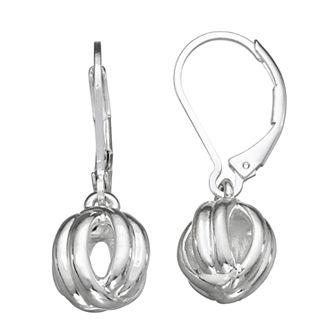 Napier Open Bead Drop Earrings