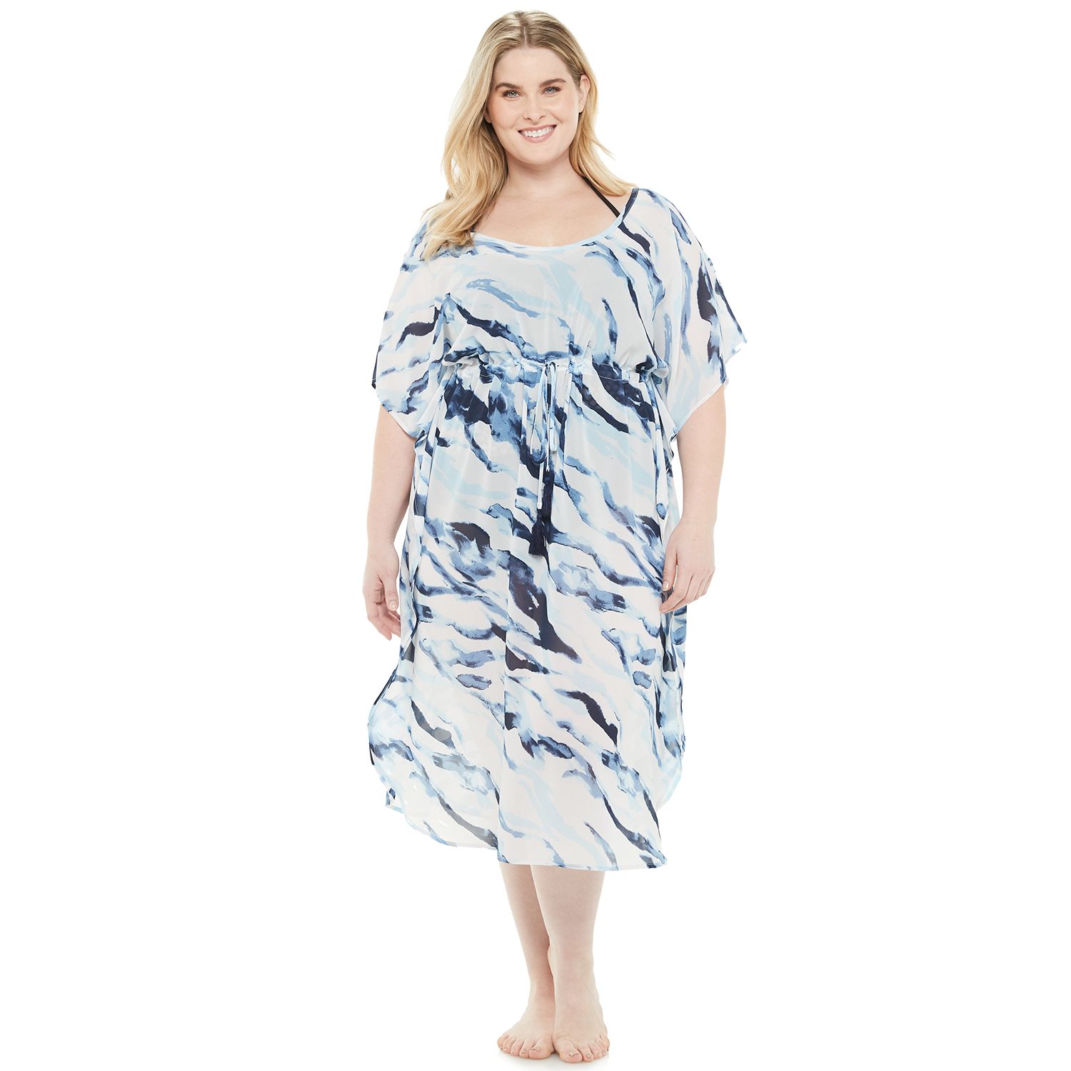 plus size beach caftan