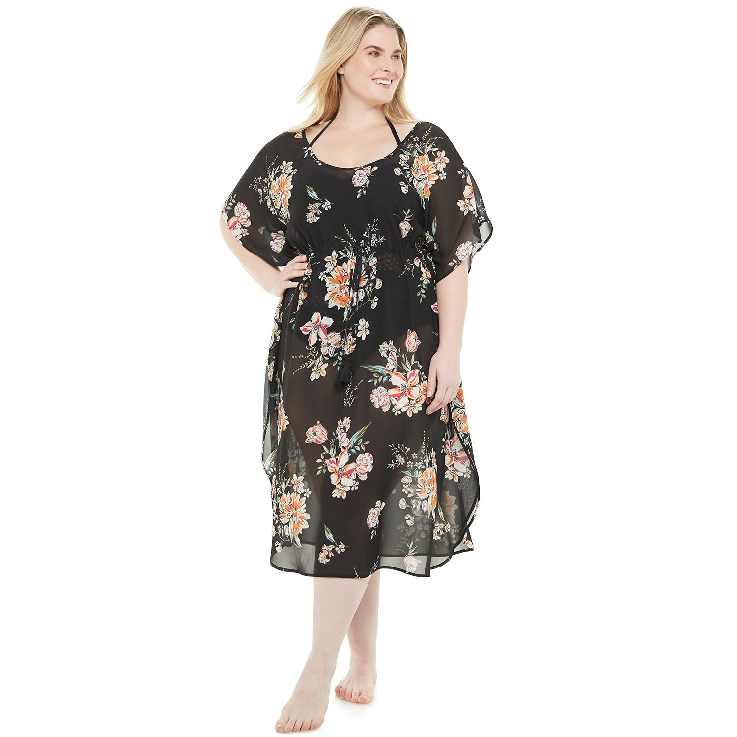 caftan plus size cover up