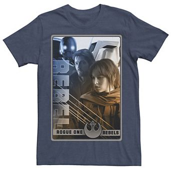 Men's Star Wars Rogue One Rebel Hero Poster Graphic Tee