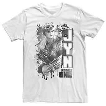 Men's Star Wars Rogue One Jyn Paint Splatter Graphic Tee