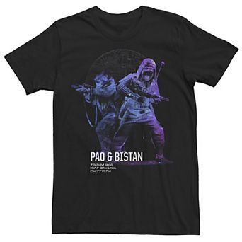 Men's Star Wars Rogue One Pao Bistan Galaxy Print Tee