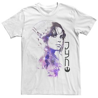 Men's Star Wars Rogue One Jyn Fade Death Star Tee