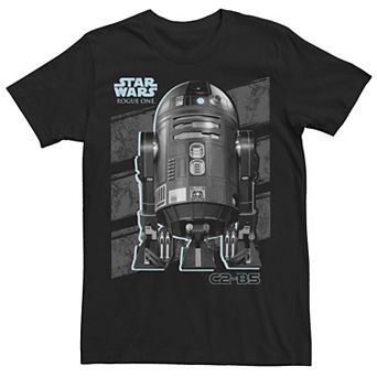 Men's Star Wars Rogue One C2-B5 Bold Stripes Graphic Tee
