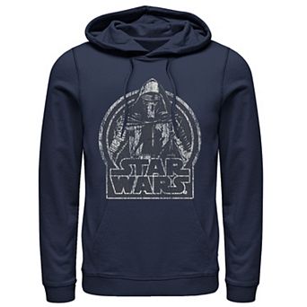 Men's Star Wars Kylo Ren Distressed Portrait Hoodie