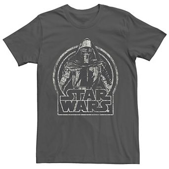 Men's Star Wars Kylo Ren Distressed Portrait Graphic Tee