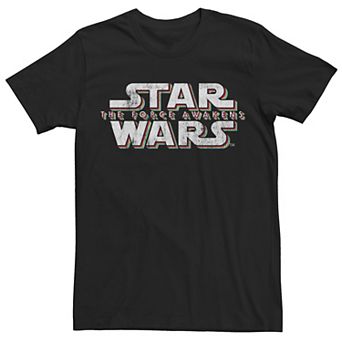 Men's Star Wars The Force Awakens Title Logo Tee