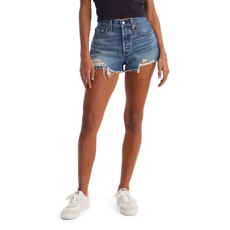 UPC 197667532293 product image for Women's Levi's® 501™ Original Jean Shorts, Size: 26(US 2)Medium, Darn It Now | upcitemdb.com
