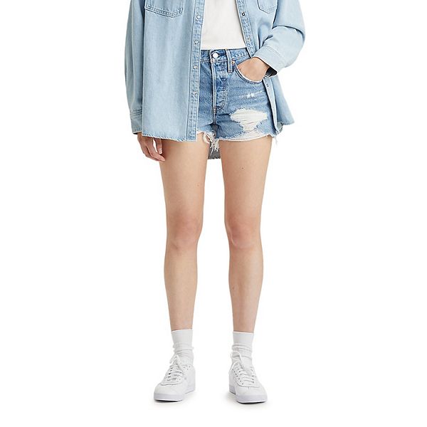 Levi's 501&reg; Original Fit High-Rise Women's Jean Shorts - Quiet Riot 26