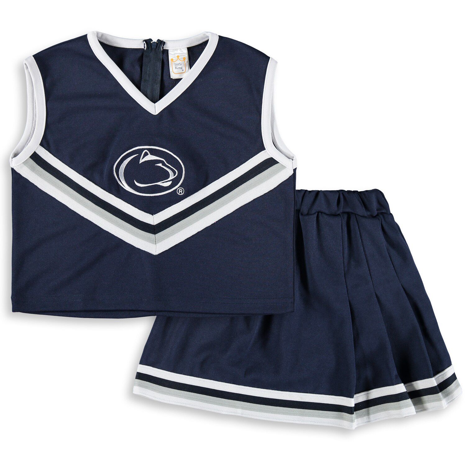 Girls Preschool Navy Seattle Seahawks Two-Piece Cheer Captain Jumper Dress with Bloomers Set