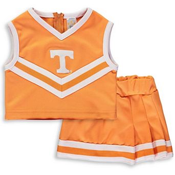 Girls Toddler Tennessee Orange Tennessee Volunteers Two-Piece Cheer Set