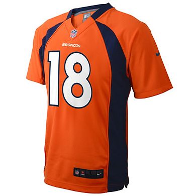 Preschool Denver Broncos Peyton Manning Nike Orange Game Jersey
