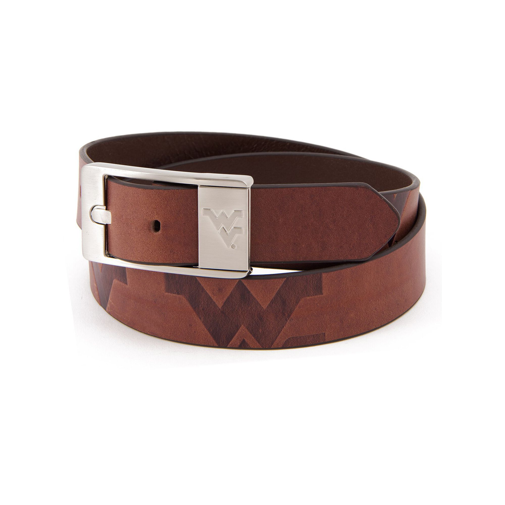 Mens West Virginia Mountaineers Brandish Belt, Size: 40, Team