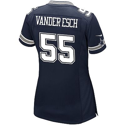 Women s Nike Leighton Vander Esch Navy Dallas Cowboys Game Jersey