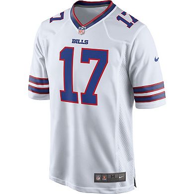 Men's Nike Josh Allen White Buffalo Bills Game Player Jersey