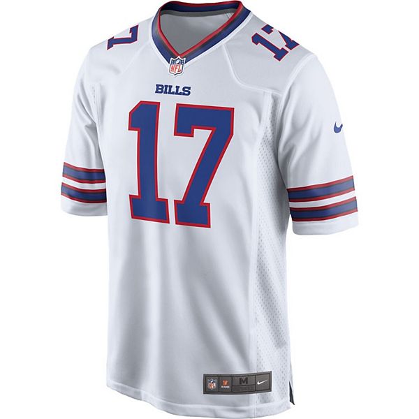 Men's Nike Josh Allen White Buffalo Bills Game Jersey