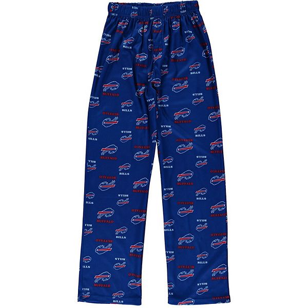 Buffalo Bills Youth All Over Print Lounge Pants Royal Blue