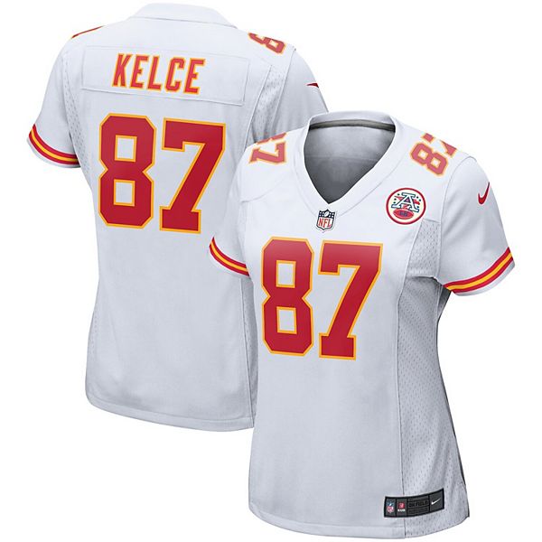 Women's Nike Travis Kelce White Kansas City Chiefs Player Game Jersey