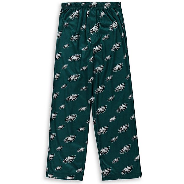 Philadelphia Eagles Youth All Over Print Lounge Pants Midnight Green