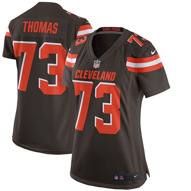 Women's Nike Joe Thomas Brown Cleveland Browns Game Jersey