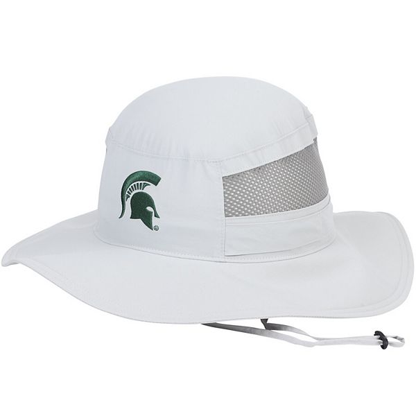 Men's Columbia Gray Michigan State Spartans Bora Bora Booney II Bucket Hat