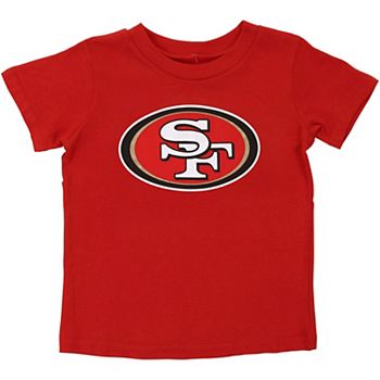 NFL Team Apparel Toddler San Francisco 49ers Poki Red T-Shirt