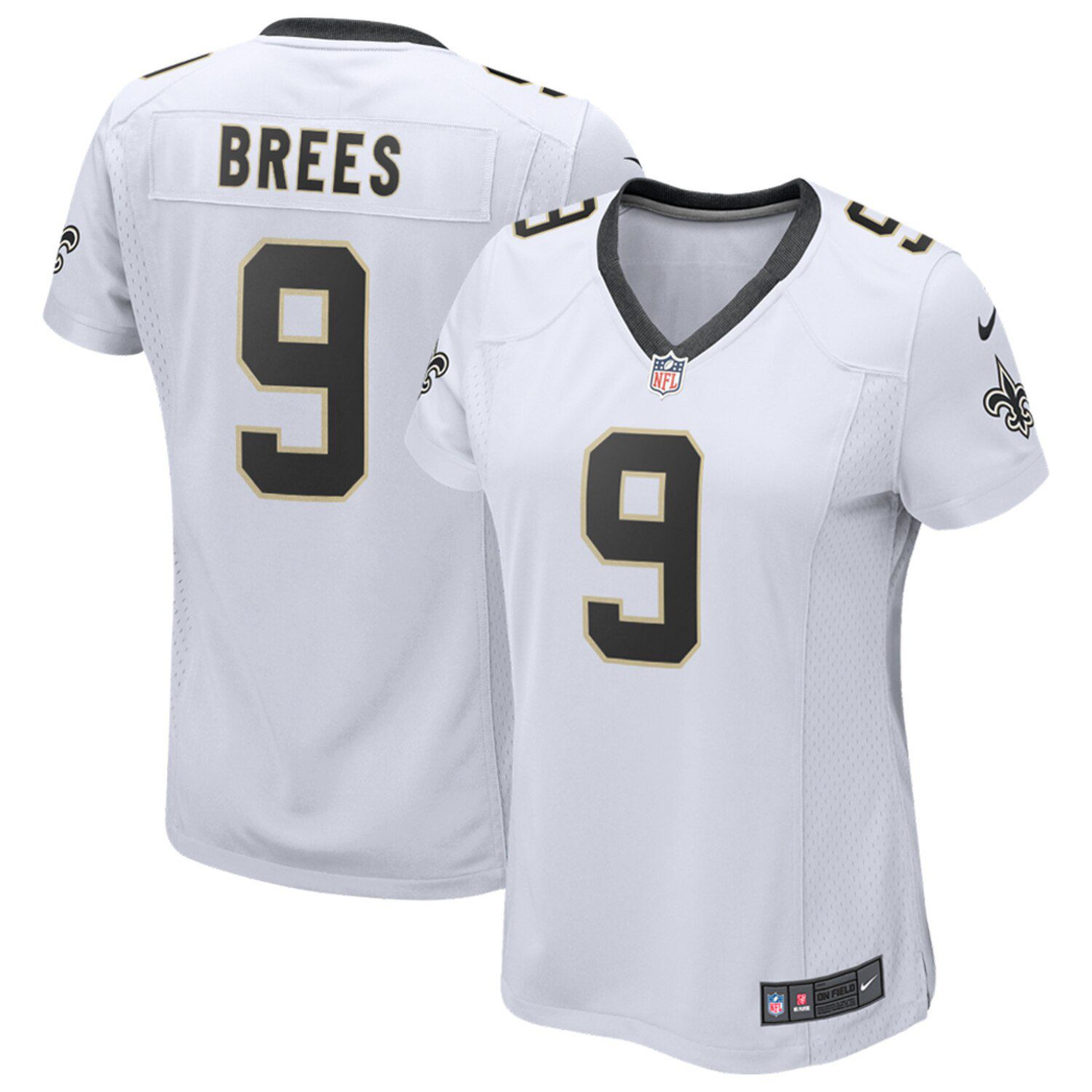 Drew Brees White New Orleans Saints 