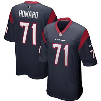 Men's Houston Texans Tytus Howard Nike Navy Game Player Jersey