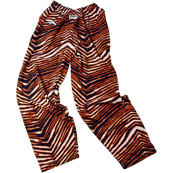 : Zubaz NFL Men's Classic Zebra Print Team Logo Pants