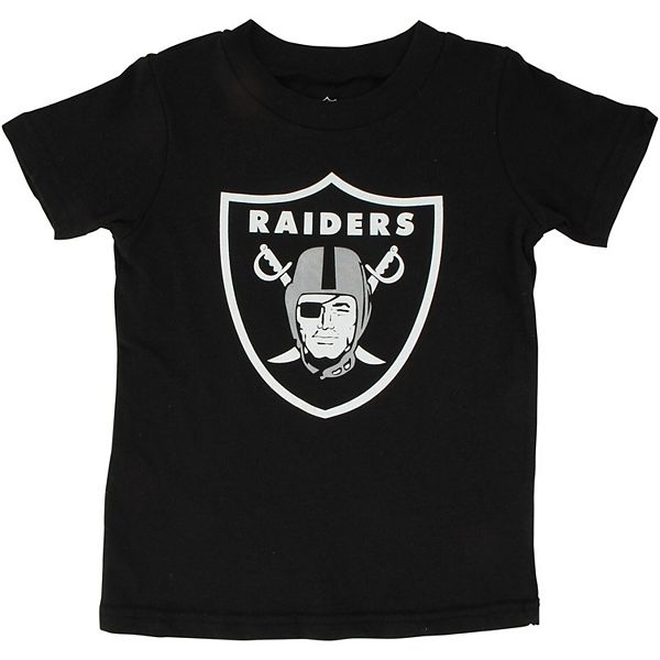 Toddler Oakland Raiders Black Team Logo TShirt