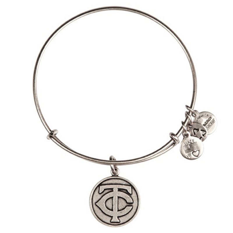 UPC 886787059291 product image for Women's Alex and Ani Silver Minnesota Twins Bracelet | upcitemdb.com