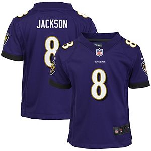 Youth Nike Lamar Jackson Black Baltimore Ravens Game Jersey